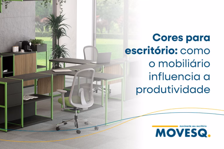 Cores para escritório: como o mobiliário influencia a produtividade