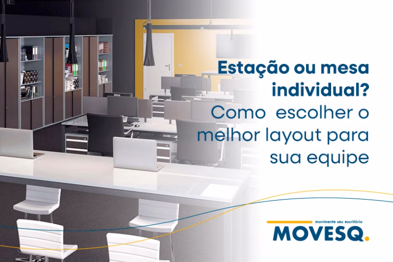 Estação ou mesa individual? Como escolher o melhor layout para sua equipe